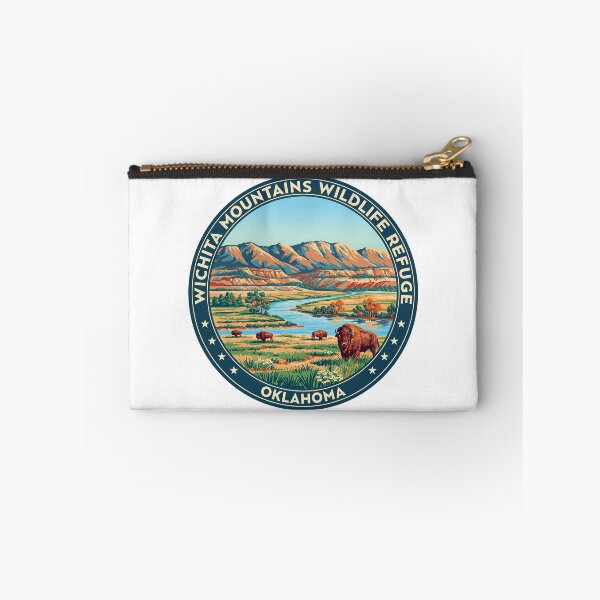 Item preview, Wichita Mountains Wildlife Refuge Oklahoma - Scenic Nature Travel Poster USA designed and sold by inkNext.
