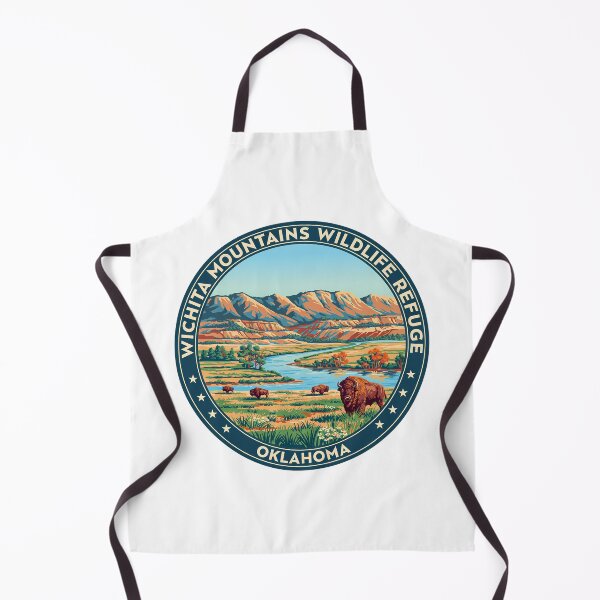 Item preview, Wichita Mountains Wildlife Refuge Oklahoma - Scenic Nature Travel Poster USA designed and sold by inkNext.