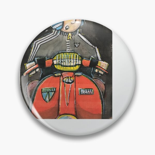 Item preview, Classic Scooter | Vintage Scooter Riders | Retro Mod Inspired Art designed and sold by GWARTGB.