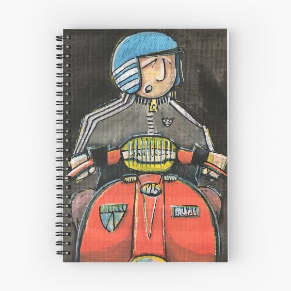 Item preview, Classic Scooter | Vintage Scooter Riders | Retro Mod Inspired Art designed and sold by GWARTGB.