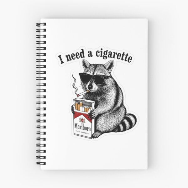 Item preview, Smoking Raccoon  designed and sold by Beverleysprings.