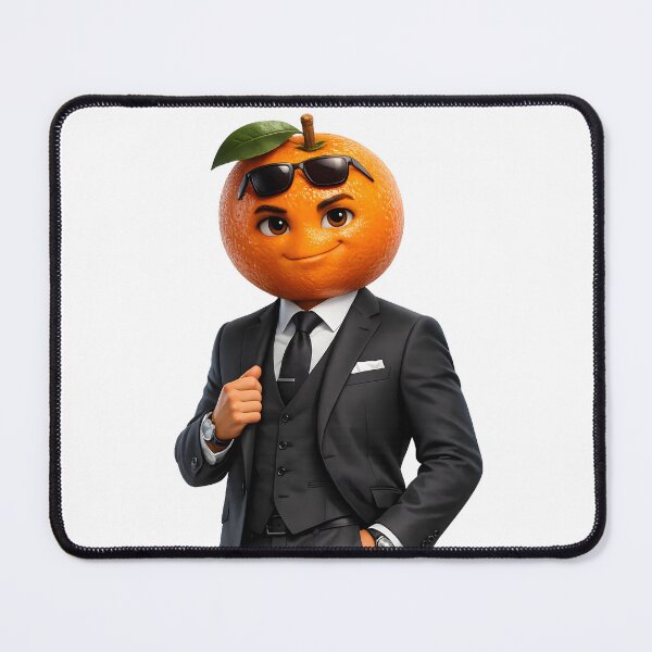 Item preview, Cute Gentleman Orange Kawaii Fruit Cartoon Sticker for T-Shirts, Mugs and Gifts designed and sold by TinyWeird.