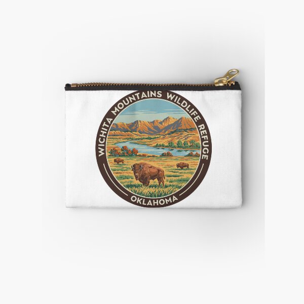 Item preview, Wichita Mountains Wildlife Refuge Oklahoma - Scenic Nature Travel Poster USA designed and sold by inkNext.