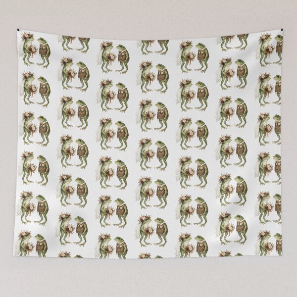 Item preview, Frog Wedding Couple Art designed and sold by Roy & Tiffany.