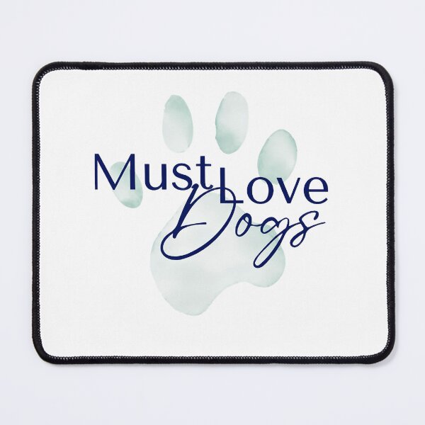 Item preview, Must Love Dogs Paw Print Watercolor Design designed and sold by OlyvieArt.
