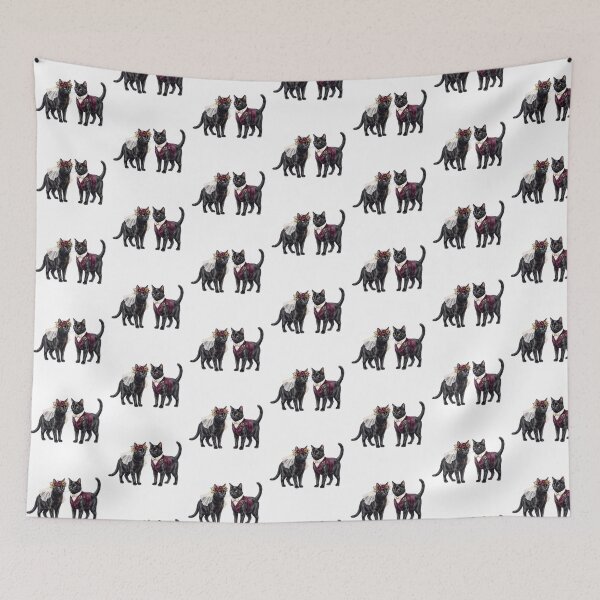 Item preview, Black Cat Wedding Couple designed and sold by Roy & Tiffany.