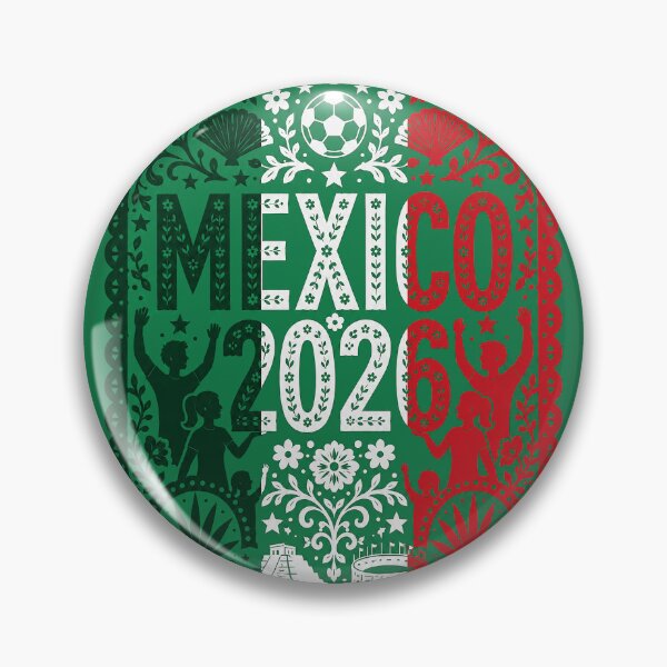Item preview, Mexico 2026 Papel Picado Soccer designed and sold by rygenr8.