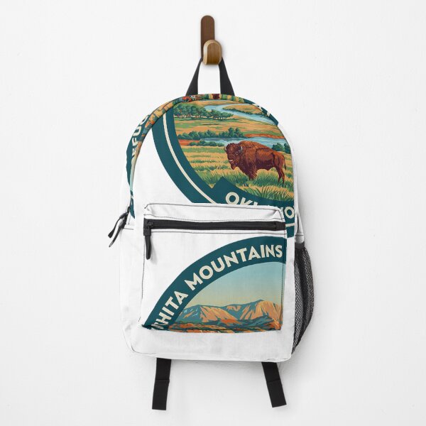 Item preview, Wichita Mountains Wildlife Refuge Oklahoma - Scenic Nature Travel Poster USA designed and sold by inkNext.
