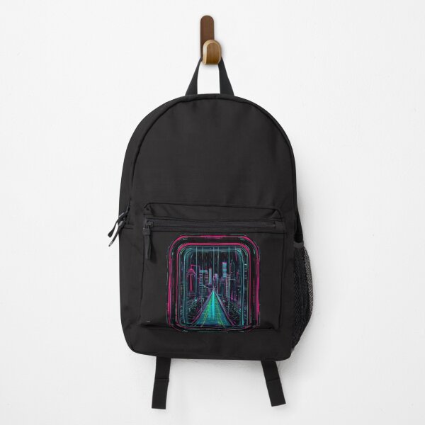 Item preview, window to the neon night designed and sold by RetroWaveArtCo.