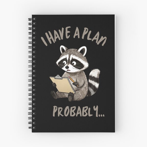 Item preview, I Have a Plan Probably Funny ADHD Racoon designed and sold by T-version.