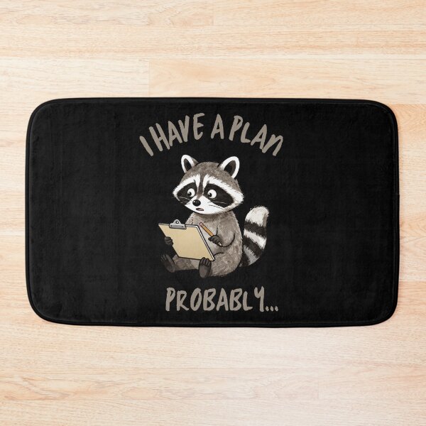 Item preview, I Have a Plan Probably Funny ADHD Racoon designed and sold by T-version.