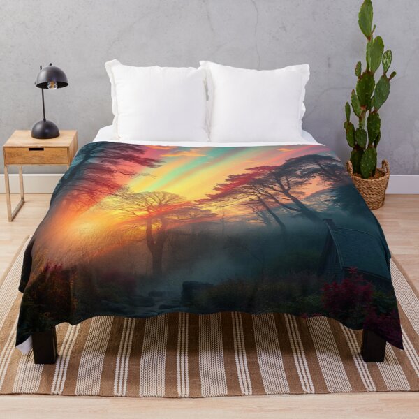 Item preview, Forest‑Sunrise Magic – Mist Light Glow designed and sold by FotoworldEdel.