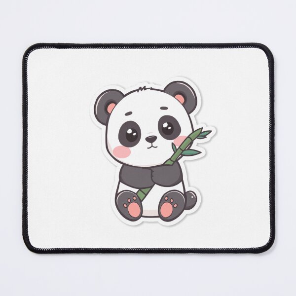 Item preview, Cute Panda holding bamboo designed and sold by Nate_636.