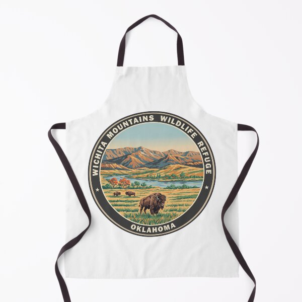 Item preview, Wichita Mountains Wildlife Refuge Oklahoma - Scenic Nature Travel Poster USA designed and sold by inkNext.