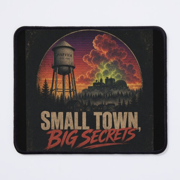 Item preview, Small Town, Big Secrets | Mystery Thriller Typography T-Shirt designed and sold by rushaib.