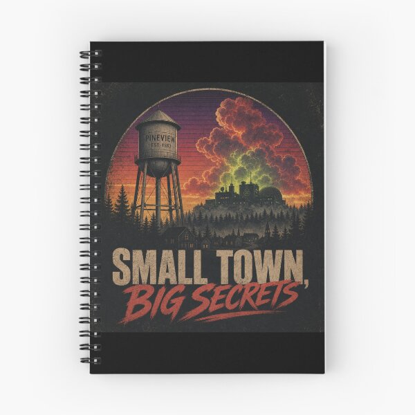 Item preview, Small Town, Big Secrets | Mystery Thriller Typography T-Shirt designed and sold by rushaib.