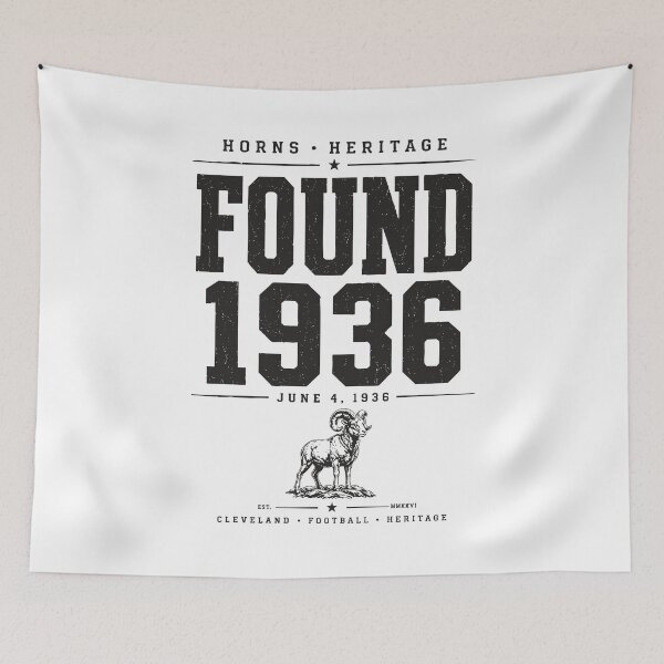 Item preview, Found 1936 — Vintage Cleveland Football Heritage designed and sold by elcarnero.