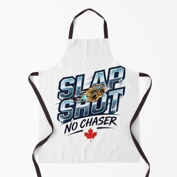 Item preview, Slap Shot No Chaser — Funny Canadian Hockey T-Shirt | Bold Hockey Graphic Tee designed and sold by Canadian Spirit.