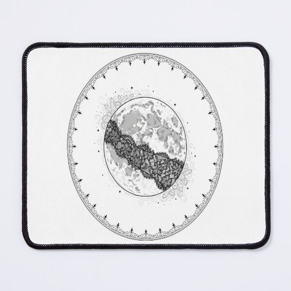 Item preview, Gothic Lace Moon – Ornate Dark Celestial Design designed and sold by Midnight Veil Designs.