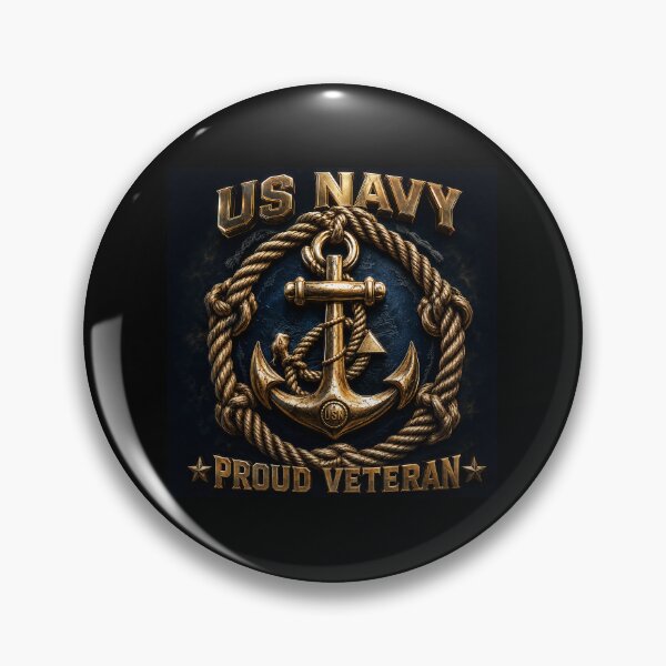 Item preview, Anchored in Honor: US Navy Proud Veteran designed and sold by BlissBlvdShop.