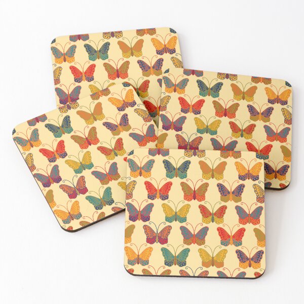 Item preview, 70s Retro Butterfly Pattern Earthy Boho Whimsical designed and sold by chriswo-design.