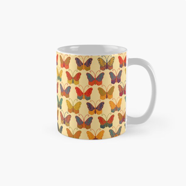 Item preview, 70s Retro Butterfly Pattern Earthy Boho Whimsical designed and sold by chriswo-design.