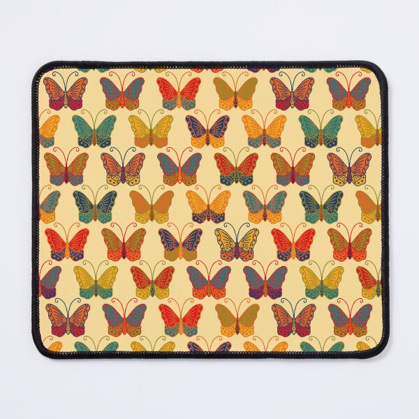 Item preview, 70s Retro Butterfly Pattern Earthy Boho Whimsical designed and sold by chriswo-design.