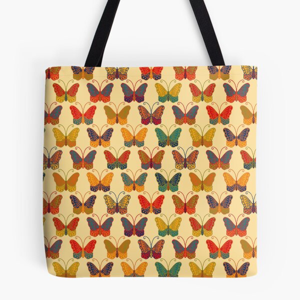 Artikelvorschau, 70s Retro Butterfly Pattern Earthy Boho Whimsical entworfen und verkauft von chriswo-design.