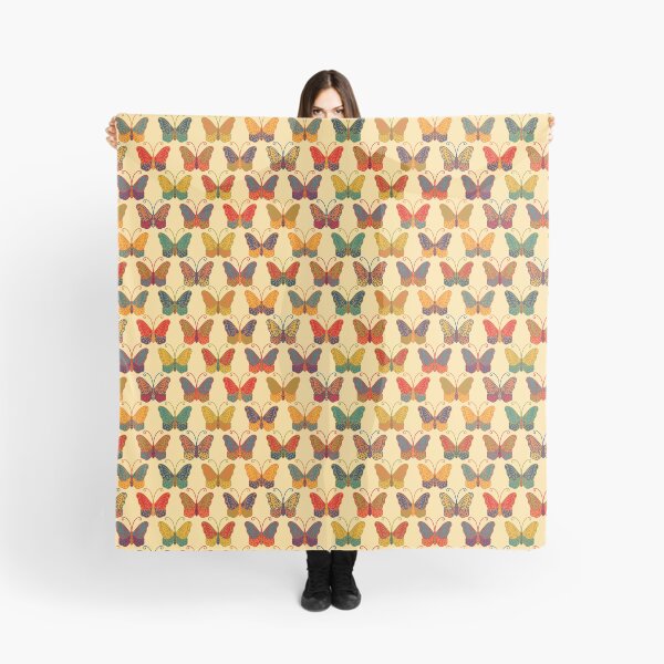 Artikelvorschau, 70s Retro Butterfly Pattern Earthy Boho Whimsical entworfen und verkauft von chriswo-design.