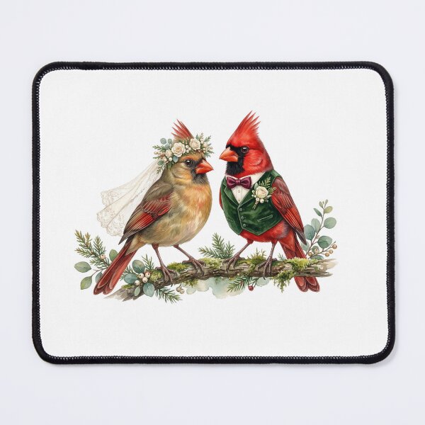 Item preview, Northern Cardinal Wedding Couple designed and sold by Roy & Tiffany.