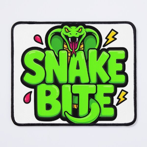 Item preview, Snake Bite Green Cobra Monster Lettering designed and sold by TeeDesignMaster.