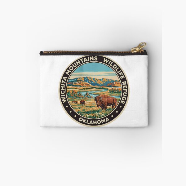 Item preview, Wichita Mountains Wildlife Refuge Oklahoma - Scenic Nature Travel Poster USA designed and sold by inkNext.