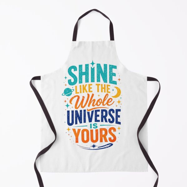 Item preview, Shine Like the Whole Universe Is Yours | Cosmic Inspirational Quote | Space Typography designed and sold by CreativeNest Prints.