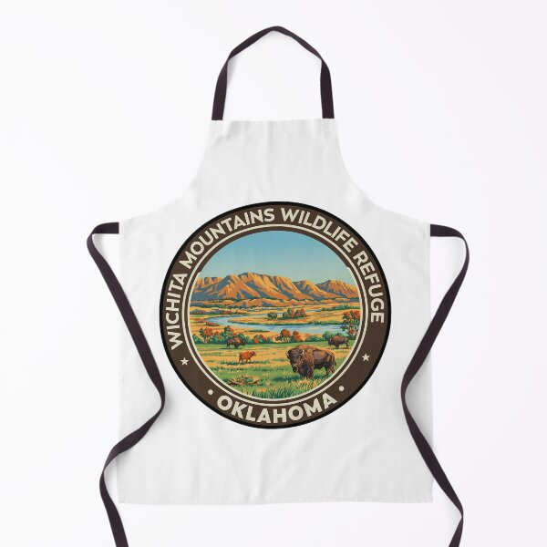 Item preview, Wichita Mountains Wildlife Refuge Oklahoma - Scenic Nature Travel Poster USA designed and sold by inkNext.