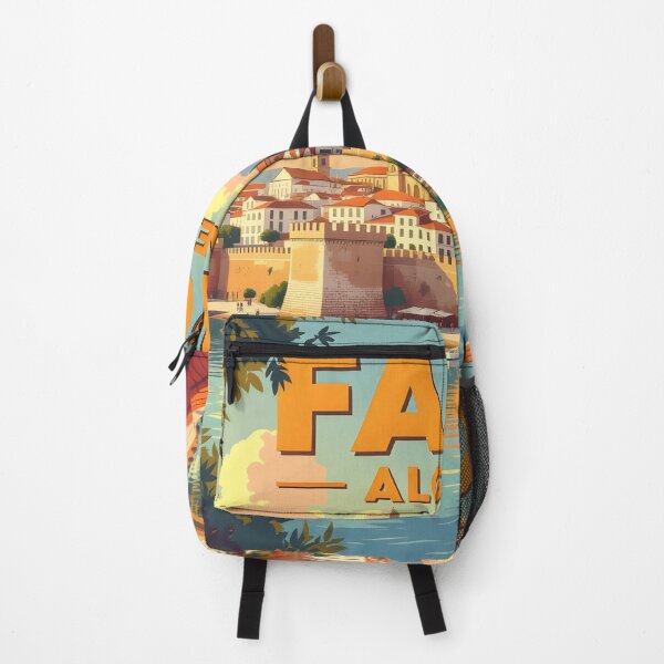 Item preview, Faro, Algarve, Portugal: Vintage-Style Painterly Travel Poster designed and sold by LSVart.