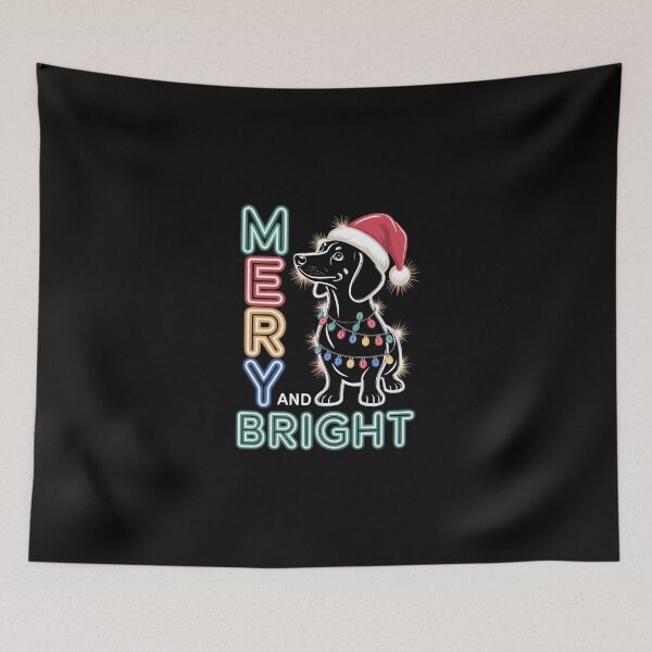 Item preview, Festive Dog in Santa Hat designed and sold by jkrphoto.