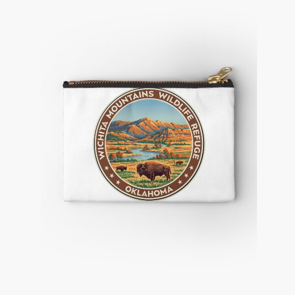 Item preview, Wichita Mountains Wildlife Refuge Oklahoma - Scenic Nature Travel Poster USA designed and sold by inkNext.