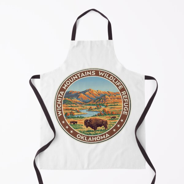 Item preview, Wichita Mountains Wildlife Refuge Oklahoma - Scenic Nature Travel Poster USA designed and sold by inkNext.