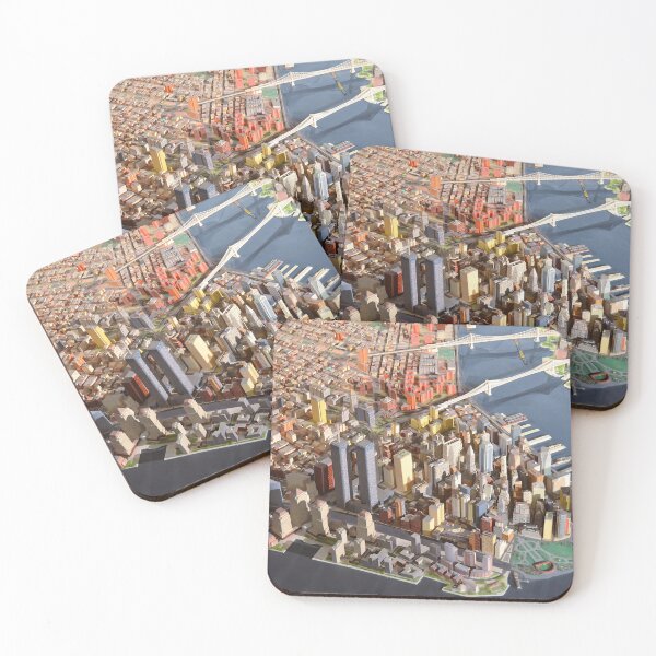 Item preview, World’s Fair the Panorama of New York City Lower Manhattan color fine art print cityscape photograph designed and sold by Jéanpaul  Ferro.