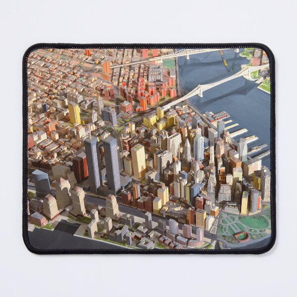 Item preview, World’s Fair the Panorama of New York City Lower Manhattan color fine art print cityscape photograph designed and sold by Jéanpaul Ferro.