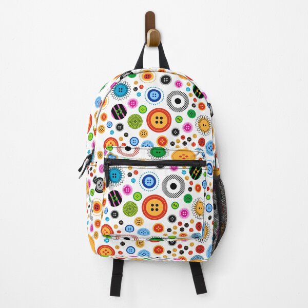 Item preview, Maximalist Button Madness on White designed and sold by Pinkdeer Designs.
