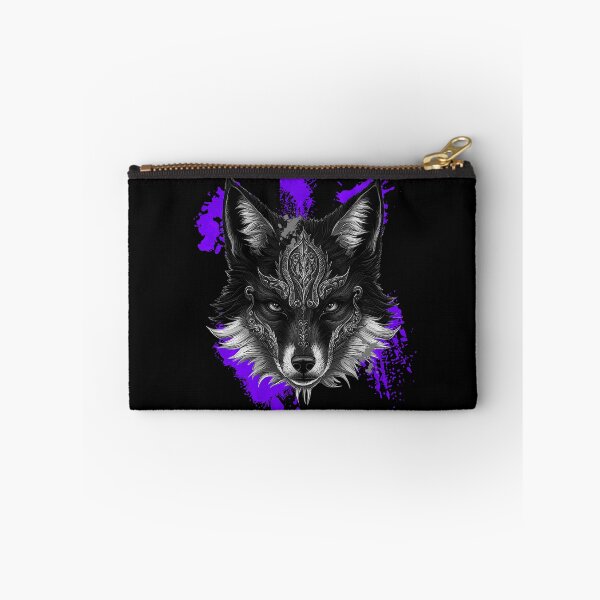 Item preview, Ornamented fox head, spotted pattern, tribal design designed and sold by Kirei-Lily.