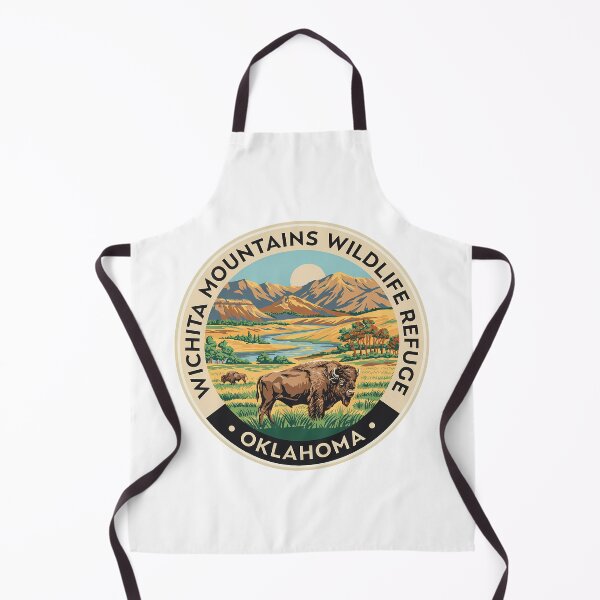 Item preview, Wichita Mountains Wildlife Refuge Oklahoma - Scenic Nature Travel Poster USA designed and sold by inkNext.