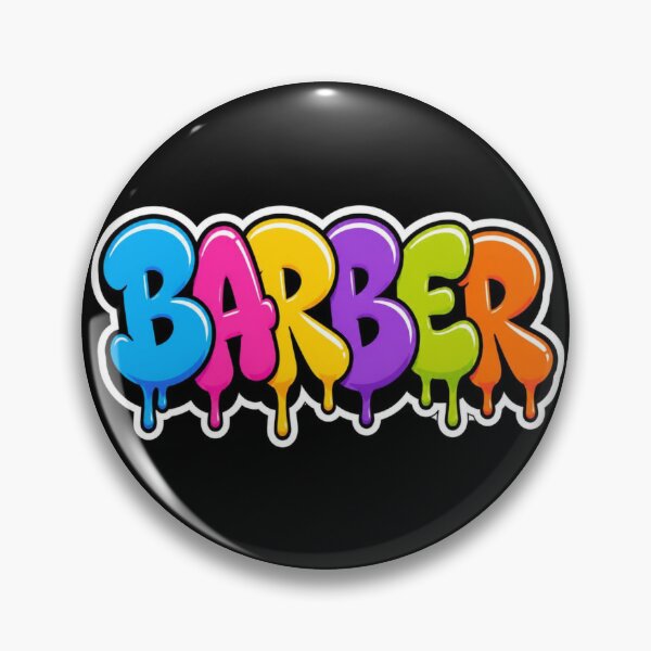 Item preview, Colorful Barber Graffiti Bubble Font Streetwear Art designed and sold by Barber MD Culture.