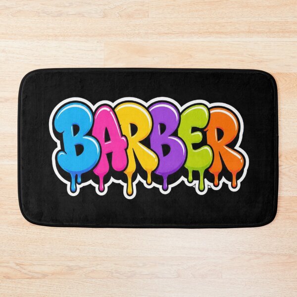 Item preview, Colorful Barber Graffiti Bubble Font Streetwear Art designed and sold by Barber MD Culture.