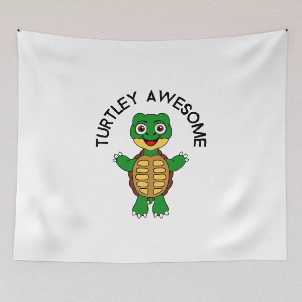 Item preview, Have A Turtley Awesome Day Pun designed and sold by Sartoris Art.