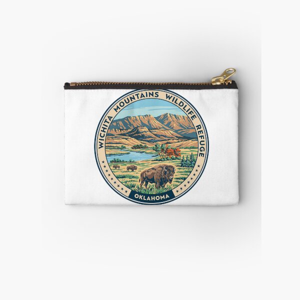 Item preview, Wichita Mountains Wildlife Refuge Oklahoma - Scenic Nature Travel Poster USA designed and sold by inkNext.