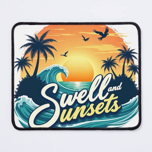 Item preview, Swell and Sunsets designed and sold by ArtelierMe.