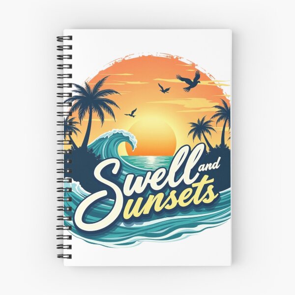 Item preview, Swell and Sunsets designed and sold by ArtelierMe.
