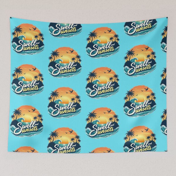 Item preview, Swell and Sunsets designed and sold by ArtelierMe.